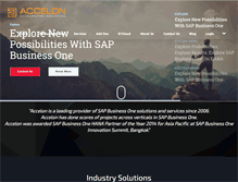 Tablet Screenshot of accelontech.com